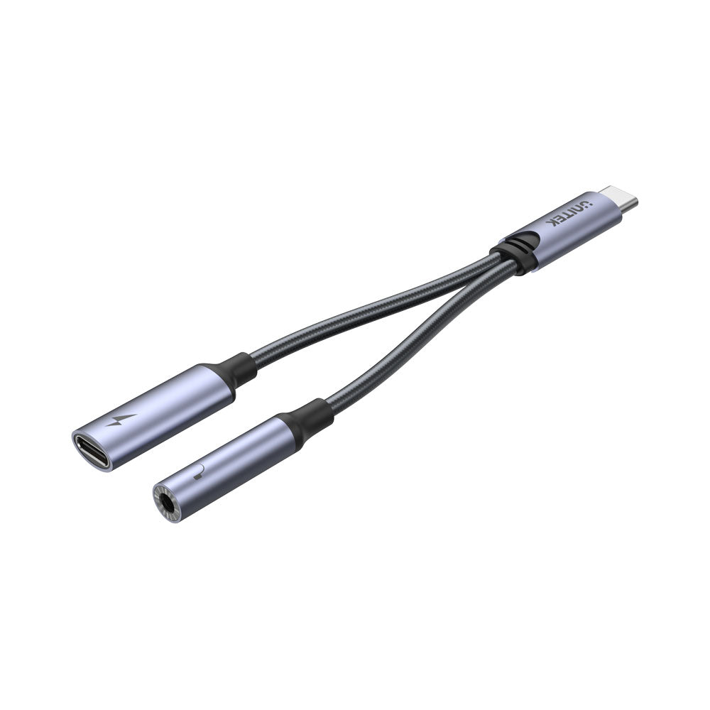 UNITEK M205A TYPE-C TO 3.5MM HEADPHONE JACK ADAPTER SPLITTER WITH FAST CHARGING - image 4