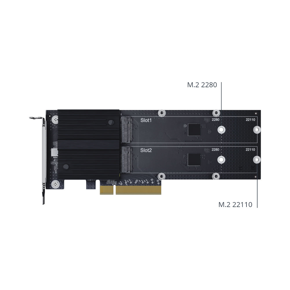 SYNOLOGY M2D20 PCIE DUAL M.2 NVME SSD CARD - image 2