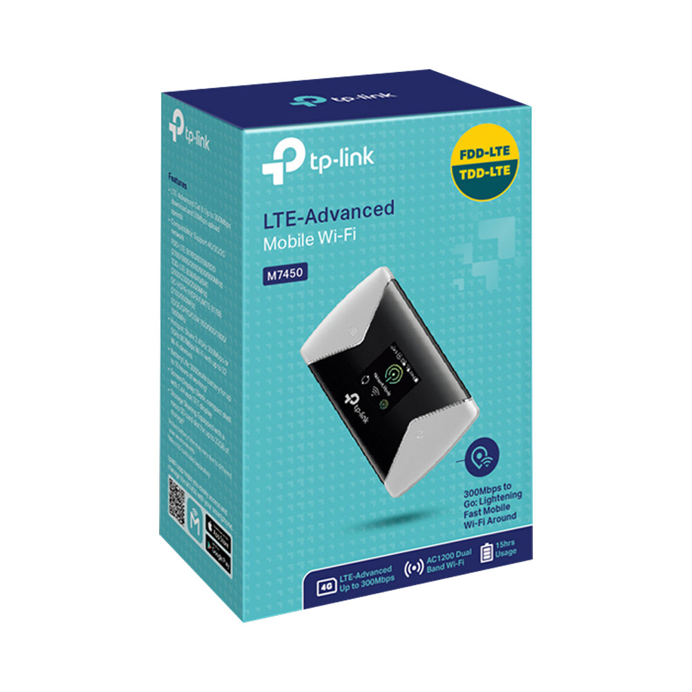 TP-LINK 4G 3000MAH LTE CAT6 ADV MOBILE WIFI MODEM - image 3