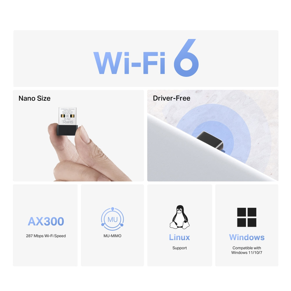 MERCUSYS AX300 NANO WIRELESS USB ADAPTER - image 5