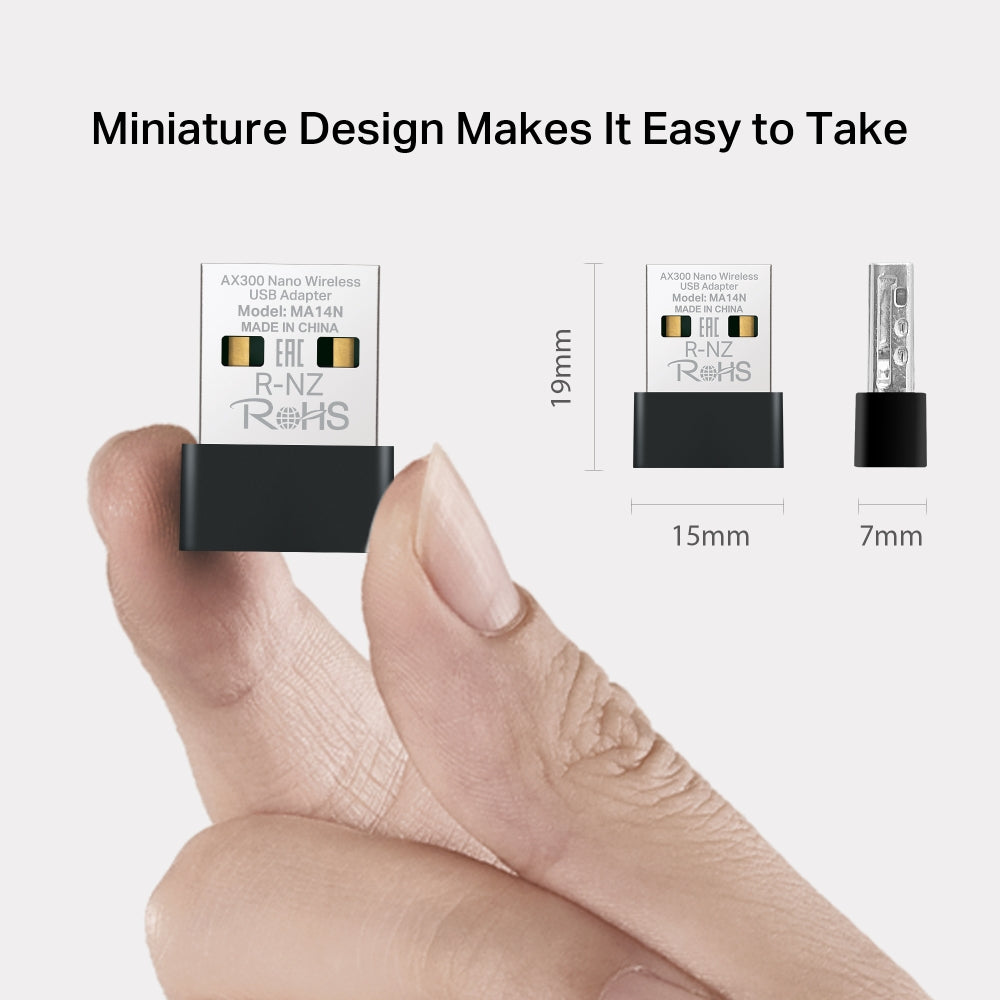 MERCUSYS AX300 NANO WIRELESS USB ADAPTER - image 6