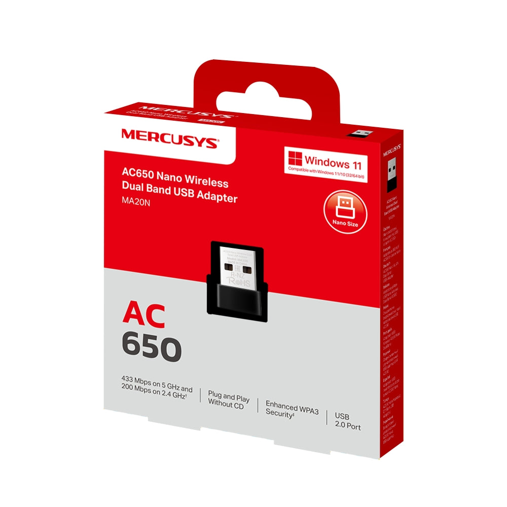 MERCUSYS WIRELESS USB DONGLE AC650 - image 3