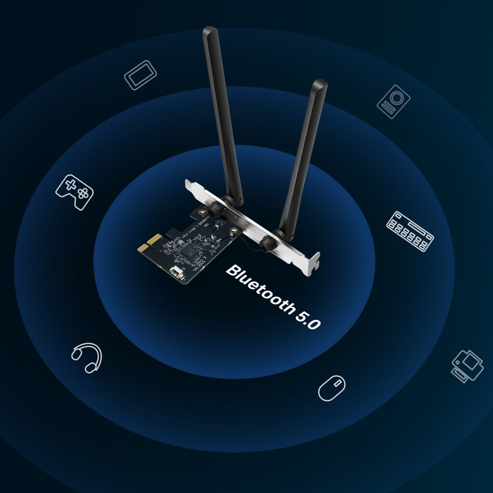 MERCUSYS AC1200 WI-FI BLUETOOTH PCIE ADAPTER - image 5