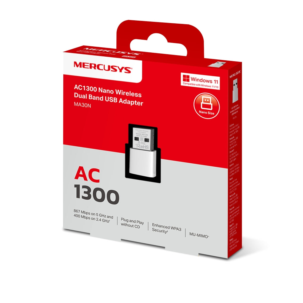 MERCUSYS NANO WIRELESS USB DONGLE AC1300 - image 2