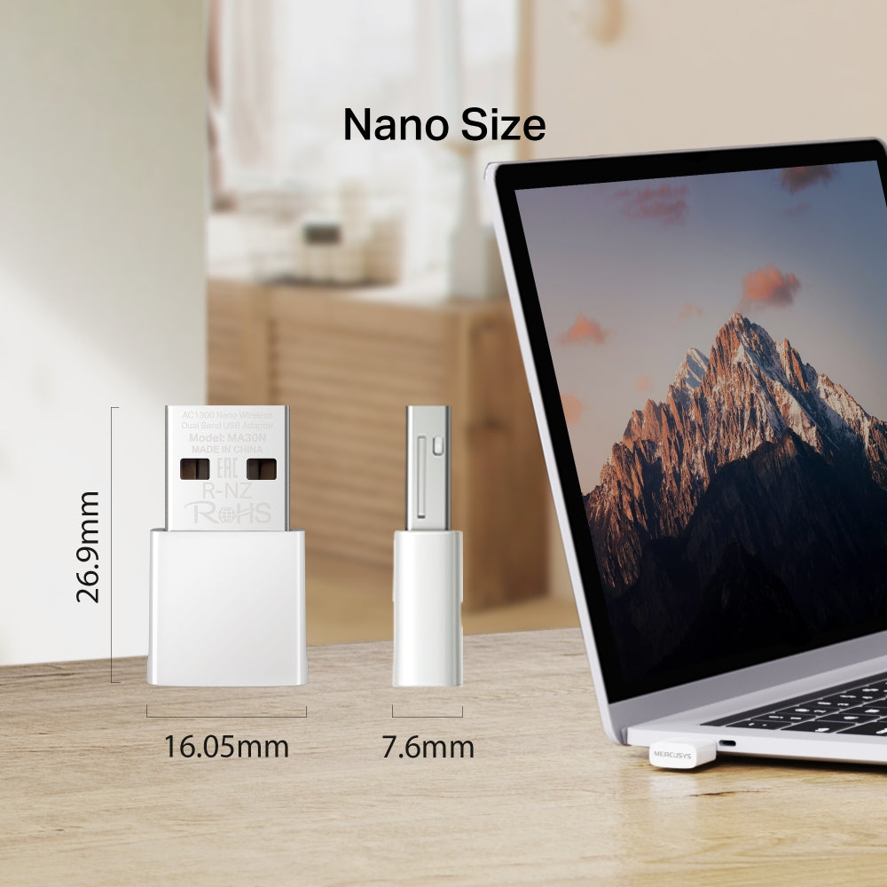 MERCUSYS NANO WIRELESS USB DONGLE AC1300 - image 3