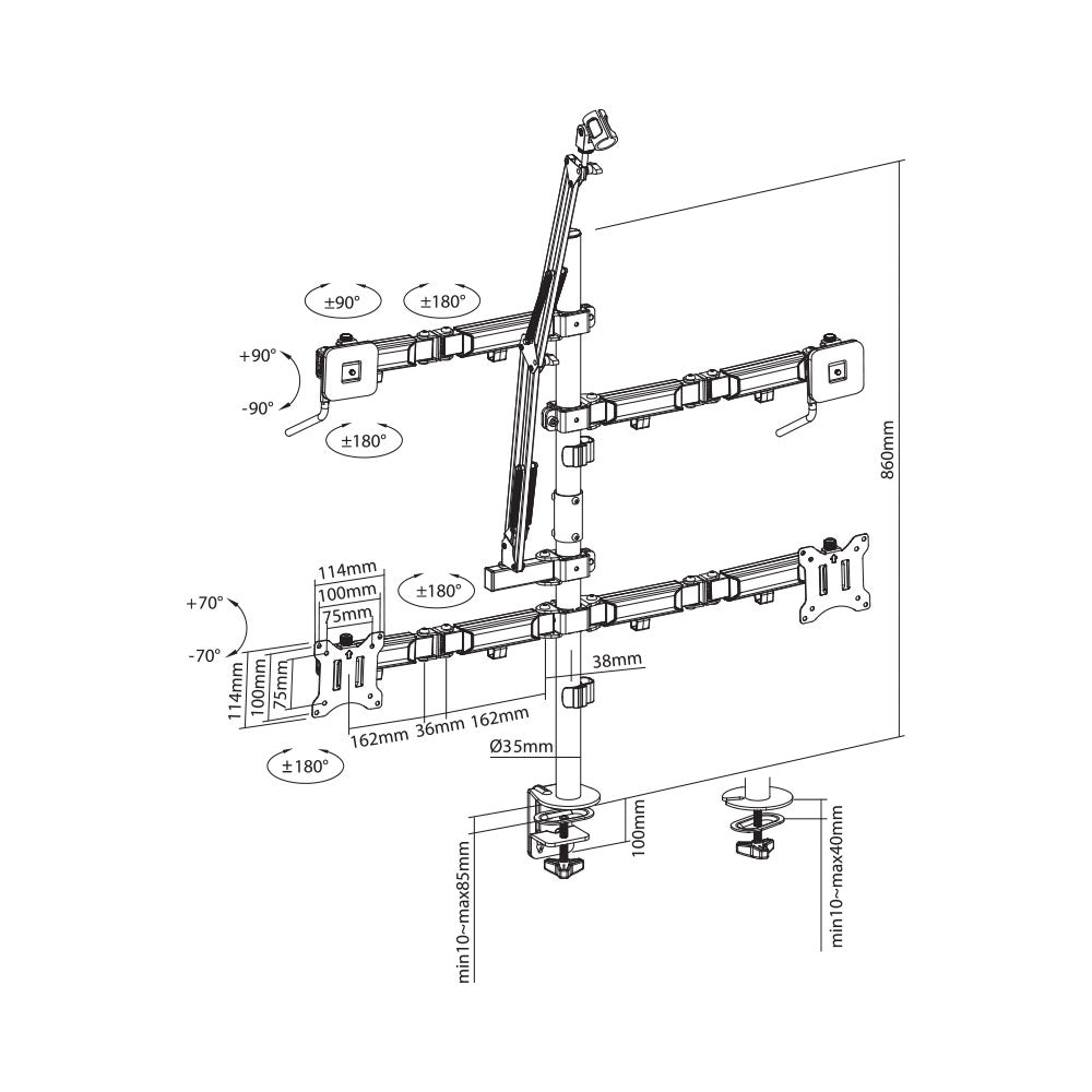 BRACKET 17-32 DUAL MONITOR ALL IN STUDIO SETUP...* - image 10