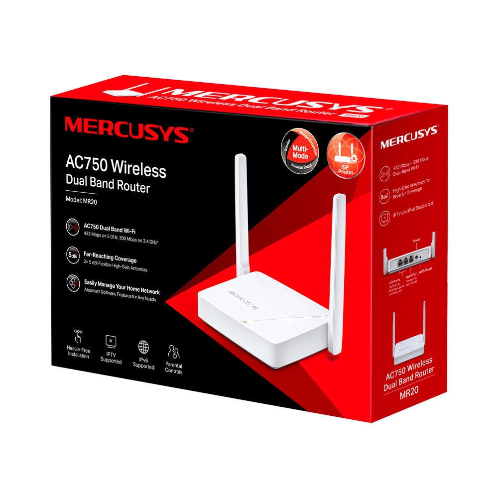 MERCUSYS AC750 WIRELESS DUAL BAND ROUTER - image 3
