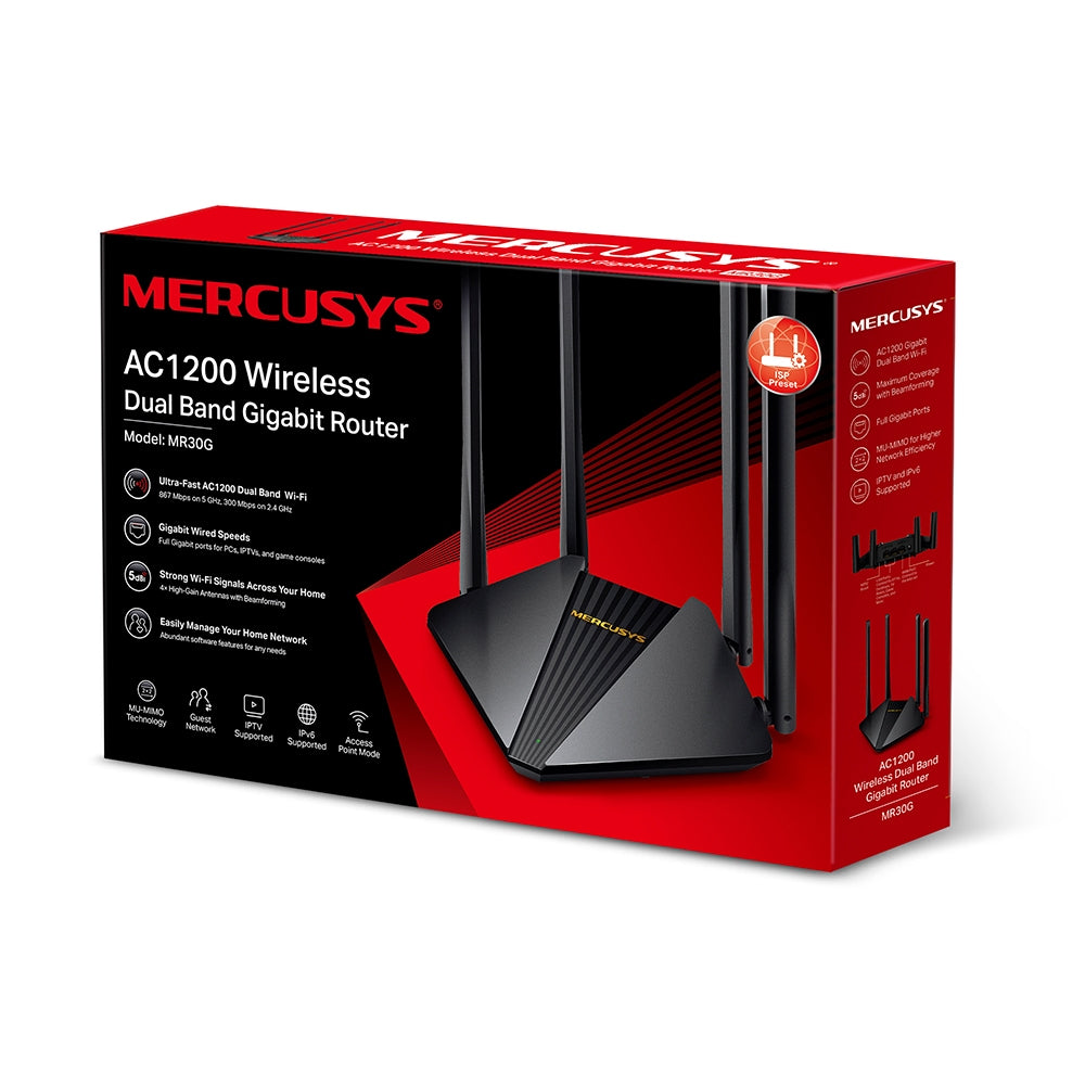 MERCUSYS AC1200 2-PORT WIRELESS DUAL BAND ROUTER - image 4