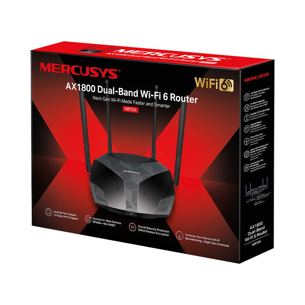 MERCUSYS AX1800 DUAL BAND WIFI 6 ROUTER - image 4