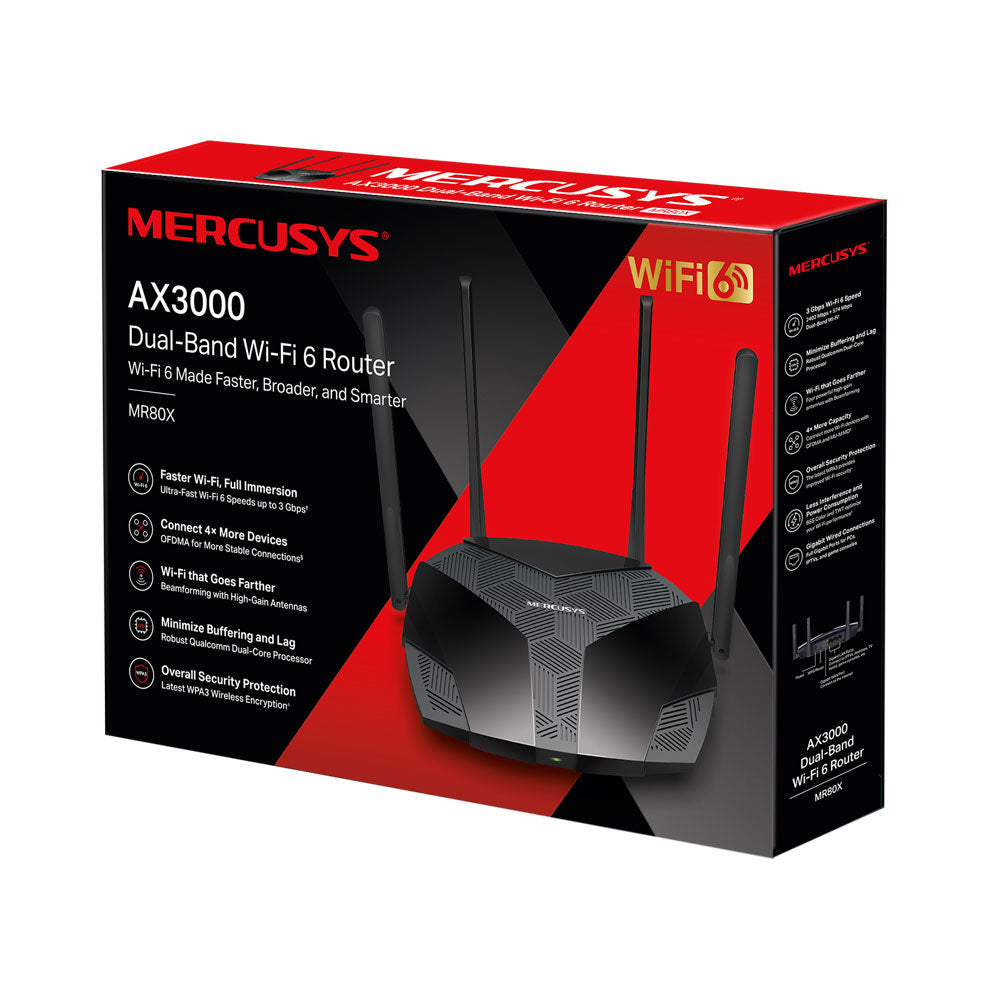 MERCUSYS AX3000 DUAL BAND WIFI 6 ROUTER - image 5