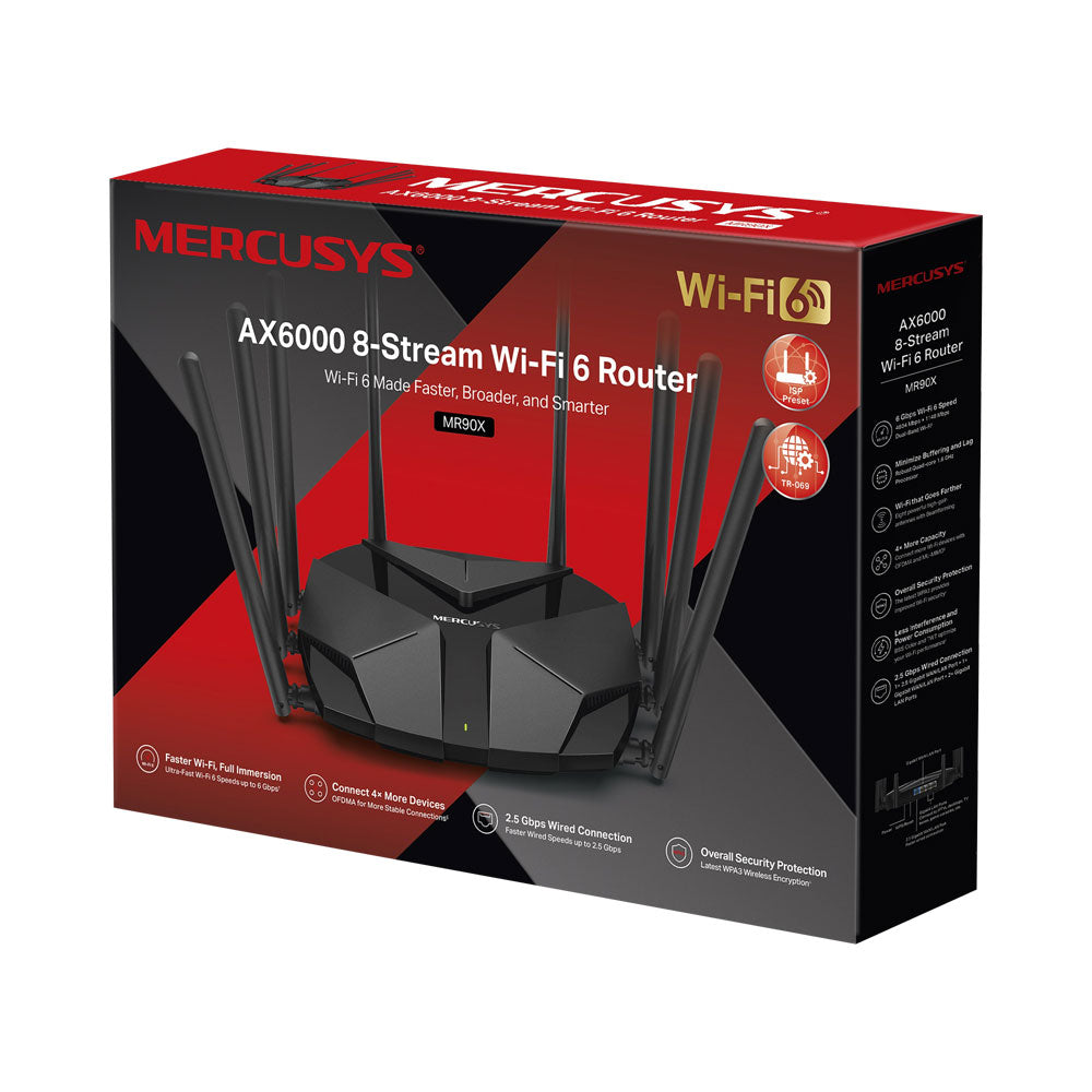 MERCUSYS AX6000 8-STREAM WIFI 6 ROUTER - image 3