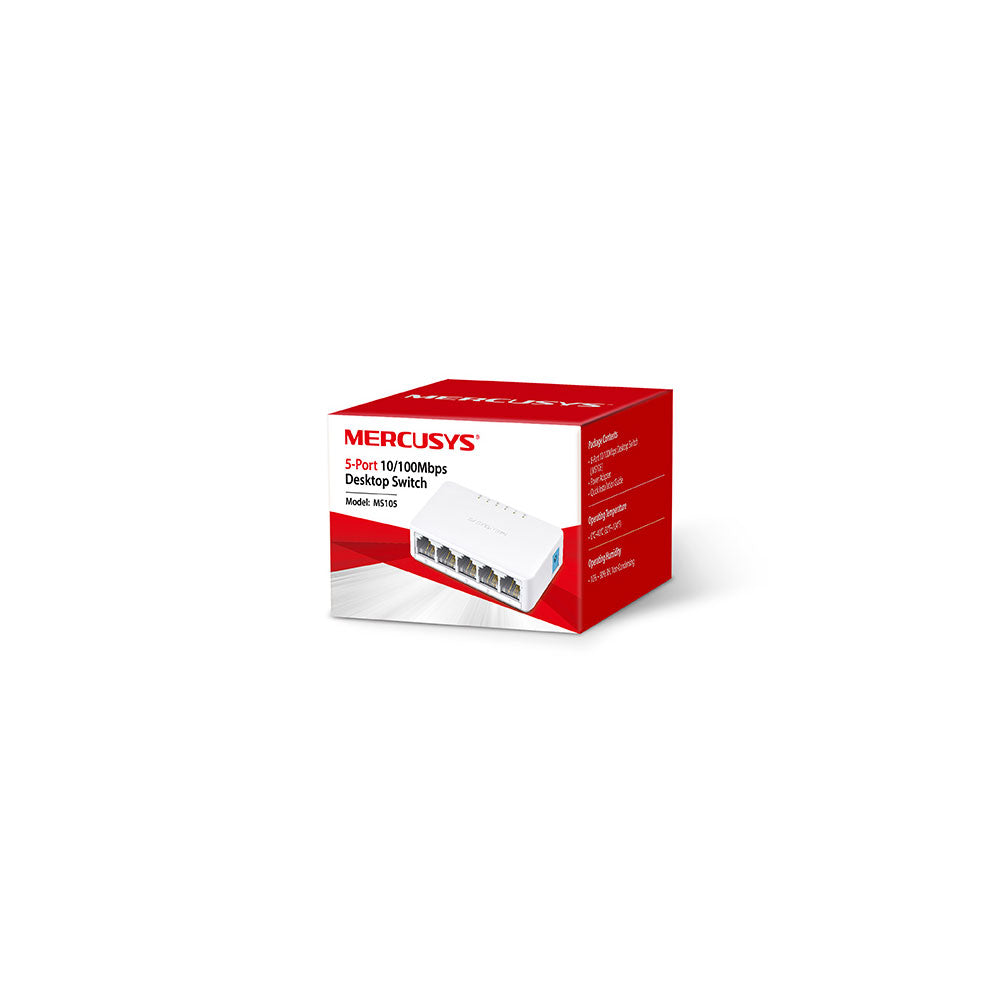 MERCUSYS 5-PORT FE ETHERNET DESKTOP SWITCH - image 2
