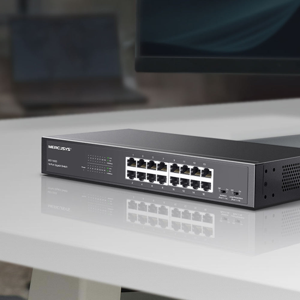 MERCUSYS 16-PORT GIGABIT DESKTOP/RACKMOUNT SWITCH - image 2