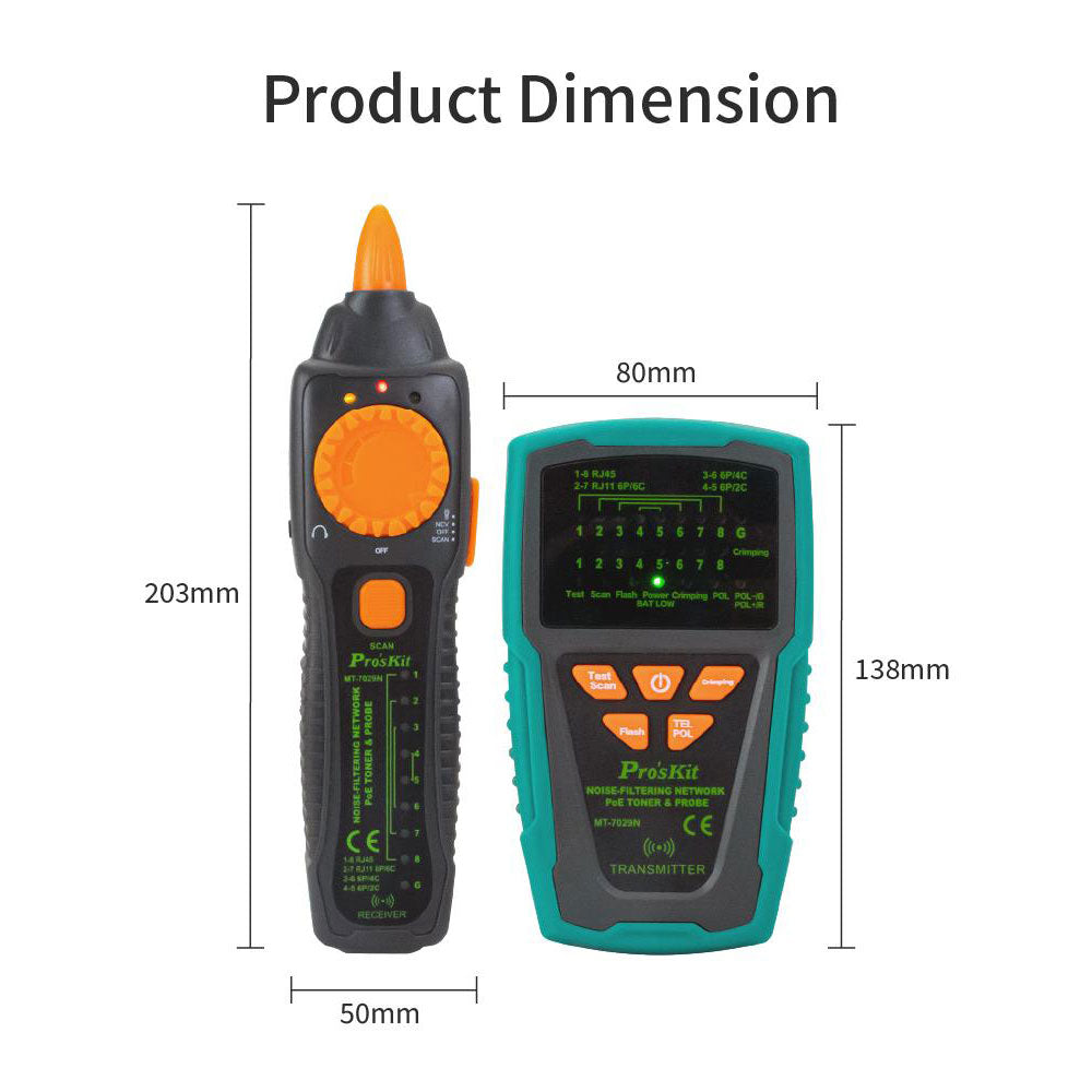 PROSKIT NOISE-FILTER N/W POE TONER&PROBE(MT-7029N) - image 4