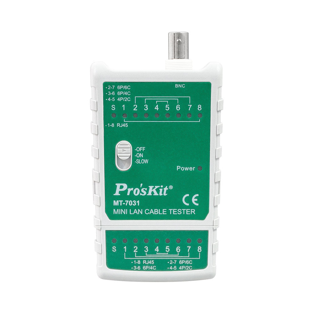 PROSKIT MINI LAN CABLE TESTER(RJ45,RJ11,12,22,BNC) - image 2
