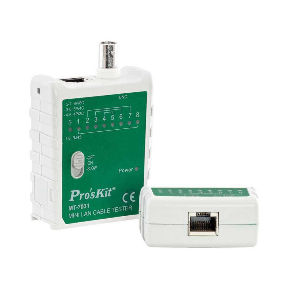 PROSKIT MINI LAN CABLE TESTER(RJ45,RJ11,12,22,BNC) - image 3