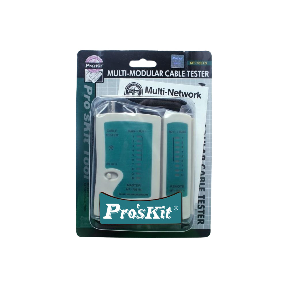 PROSKIT RJ45/11/12/BNC CABLE TESTER - image 2