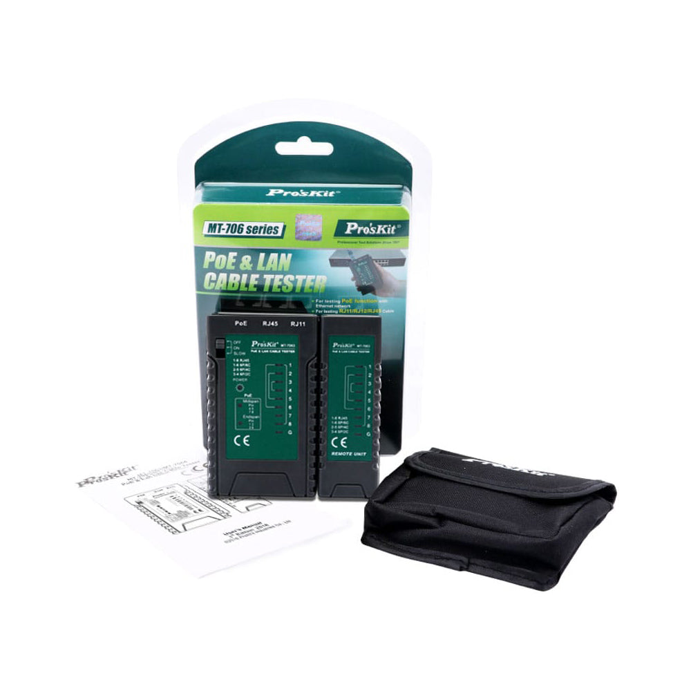 PROSKIT POE AND LAN CABLE TESTER - image 2