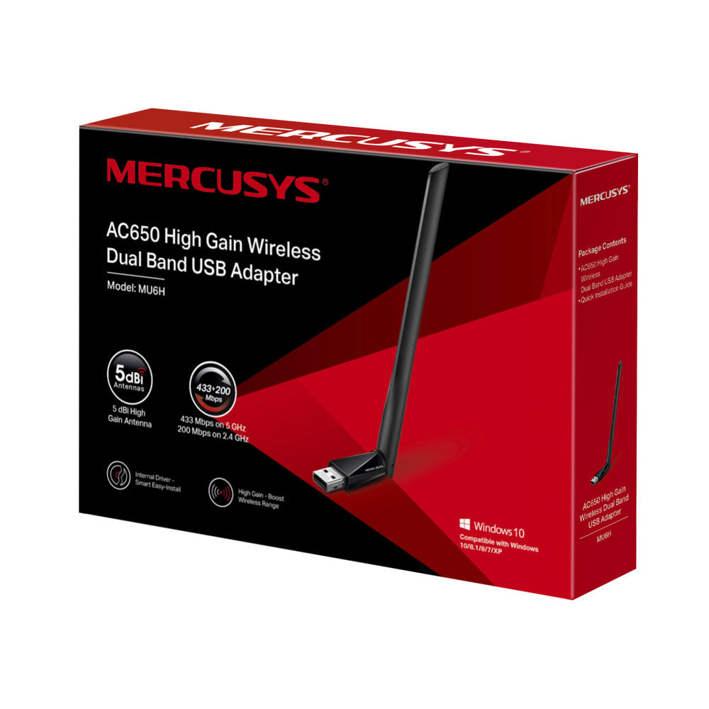 MERCUSYS AC650 HIGH GAIN WIR DUAL BAND USB - image 3