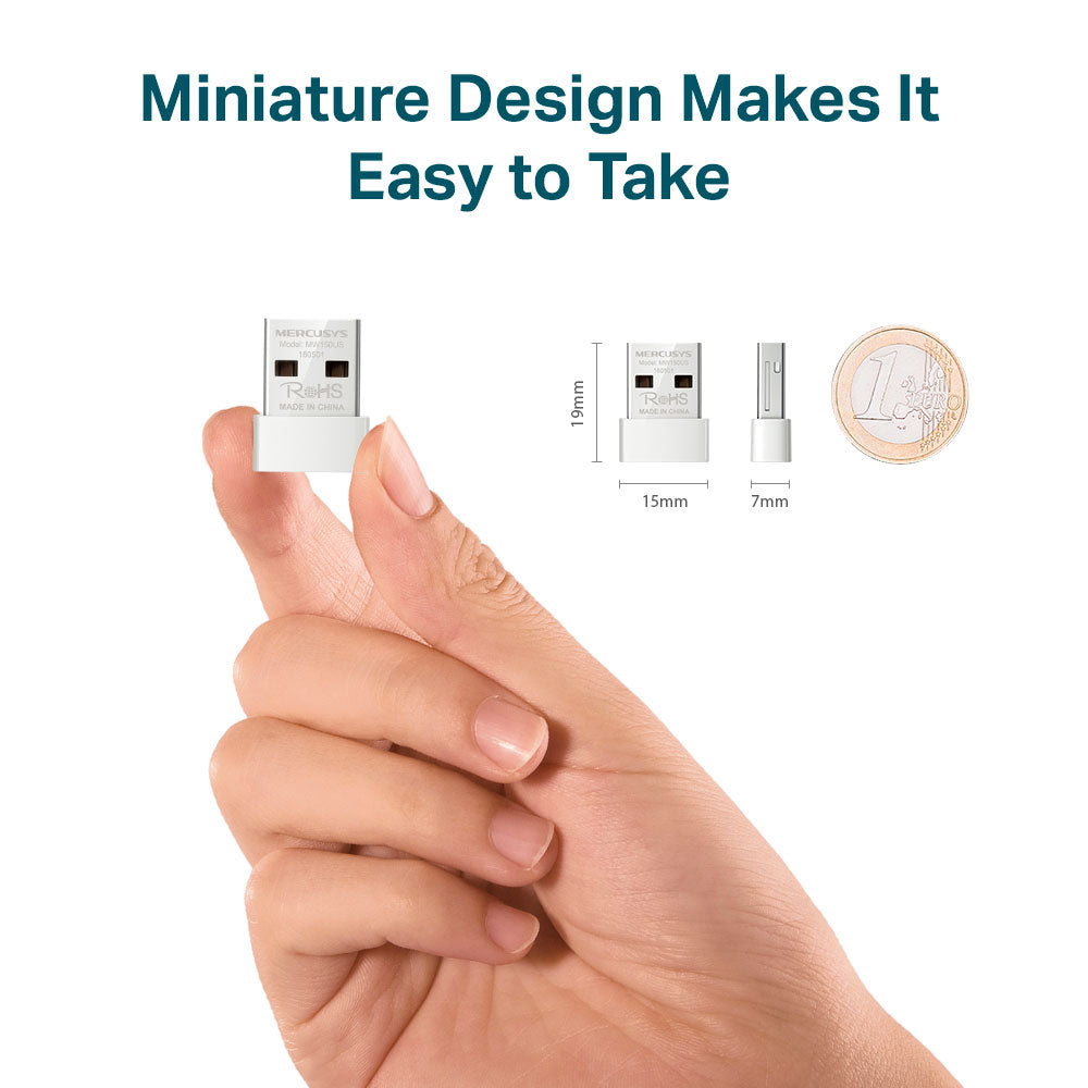 MERCUSYS 150MBPS WIRELESS NANO USB ADAPTER - image 4