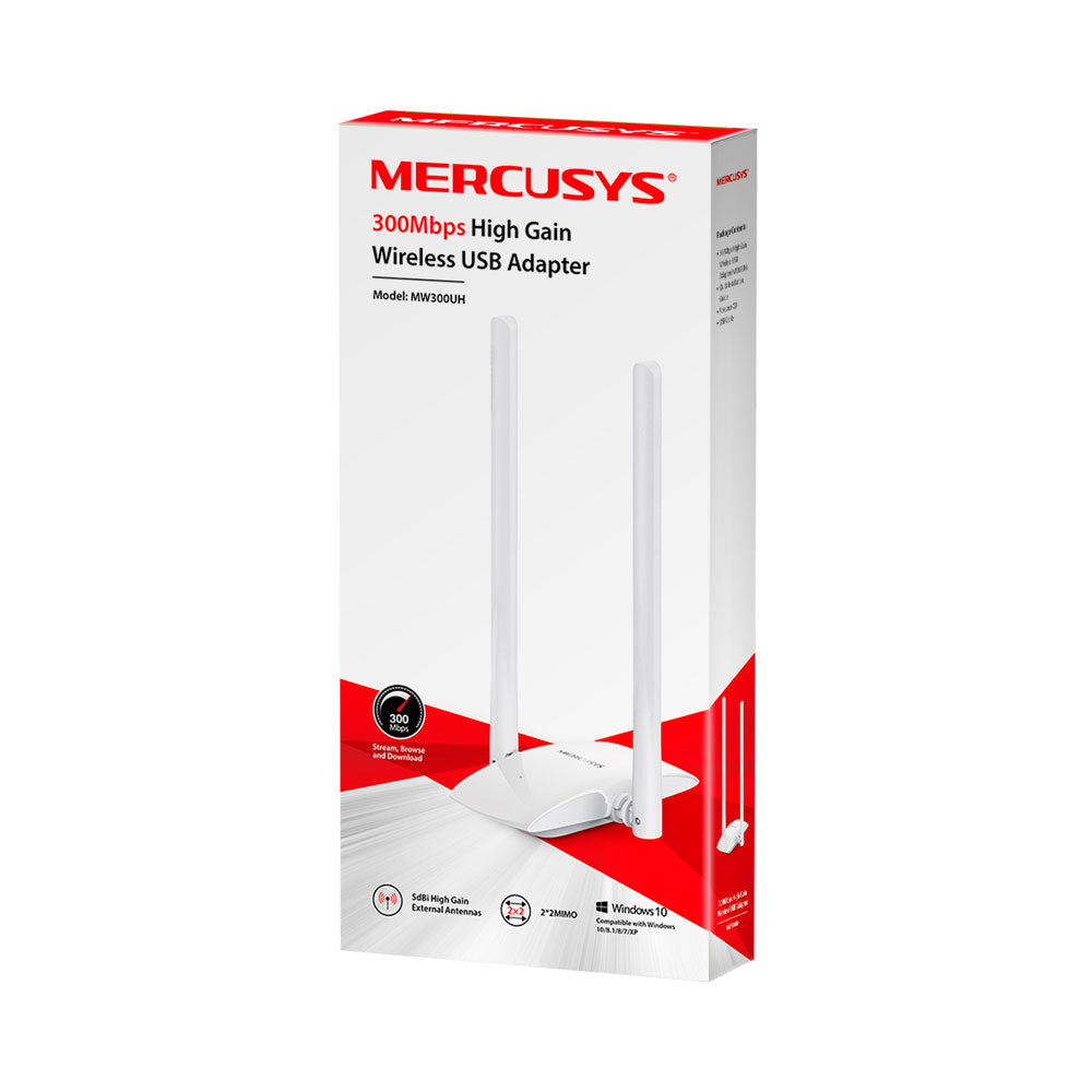 MERCUSYS 300MBPS HIGH GAIN WIRELESS USB ADAPTER - image 2