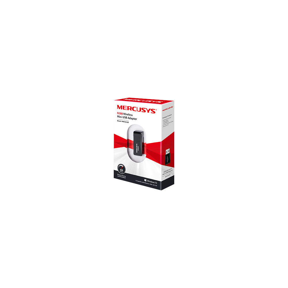 MERCUSYS 300MBPS WIRELESS-N MINI USB ADAPTOR - image 3