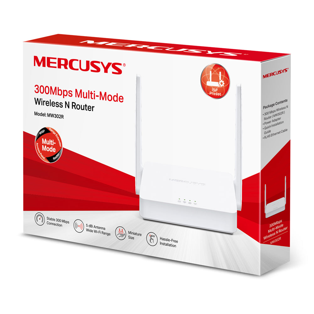 MERCUSYS 300MBPS MULTI-MODE WIRELESS N ROUTER - image 3