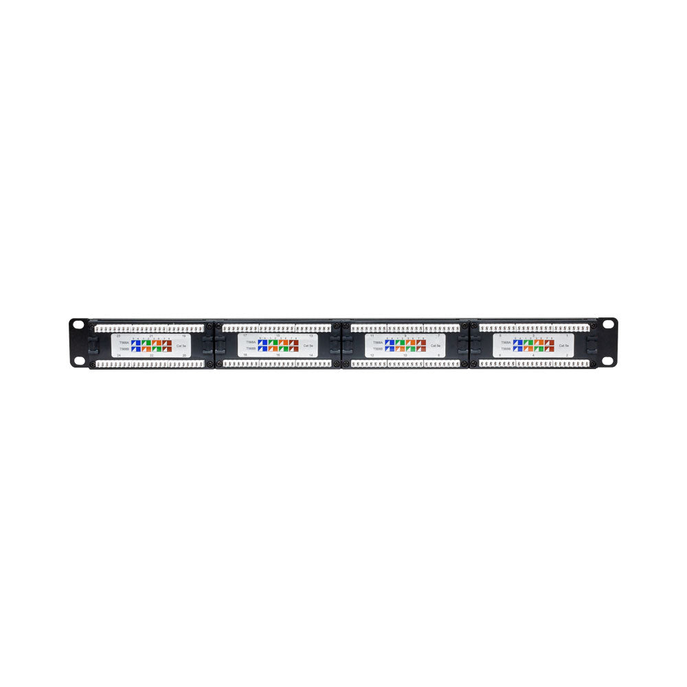 LINKQNET 24-PORT CAT5 UTP PATCH PANEL - NO CABLE MANAGEMENT - image 2
