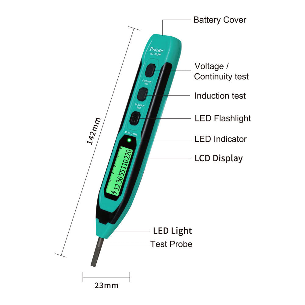 PROSKIT CONTACT VOLTAGE TESTER - image 6