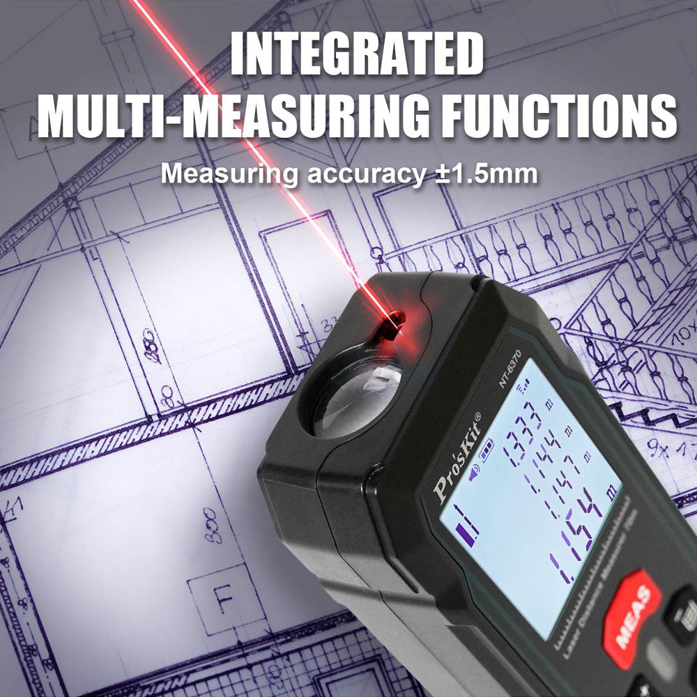 PROSKIT NT-6370 LASER DISTANCE MEASURER - image 5