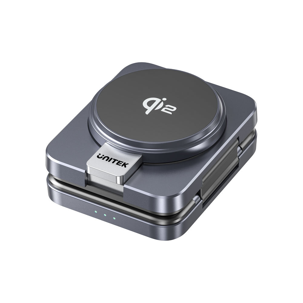 UNITEK P1300A 3-IN-1 QI2 FOLDABLE WIRELESS CHARGING STATION - image 6