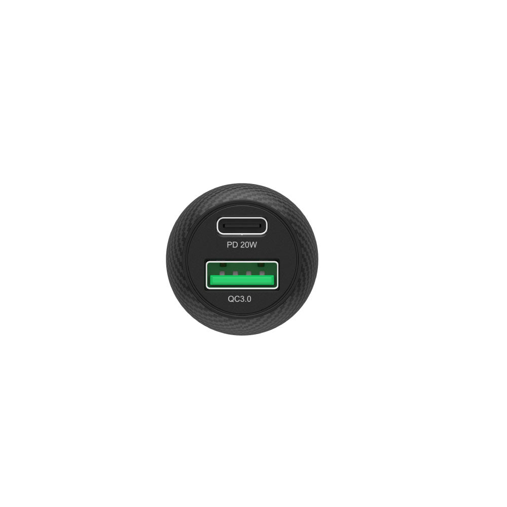 UNITEK P1400A POWERTRAIN DUO 38W TWO PORTS CAR CHARGER WITH 20W POWER DELIVERY PLUS QC3.0 18W - image 3