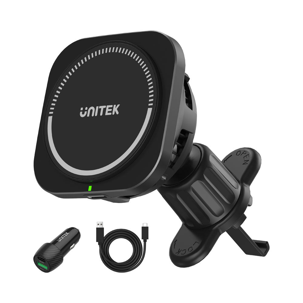 UNITEK MAGNETIC W/LESS CAR CHARGER(P1403A)* - image 7