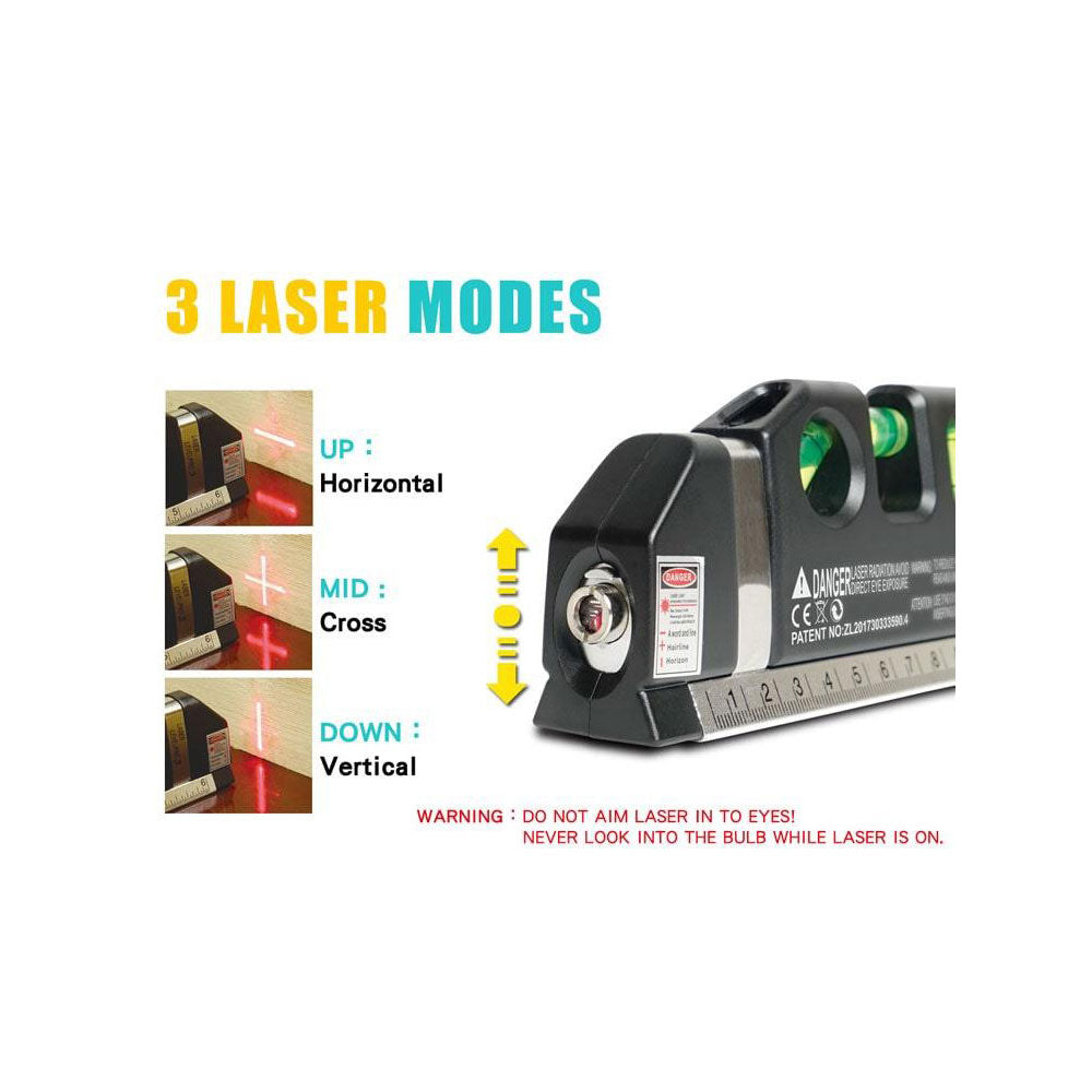 PROSKIT PD-161-C 4-IN-1 MULTI-PURPOSE LASER LEVEL MEASURING TOOL - image 3