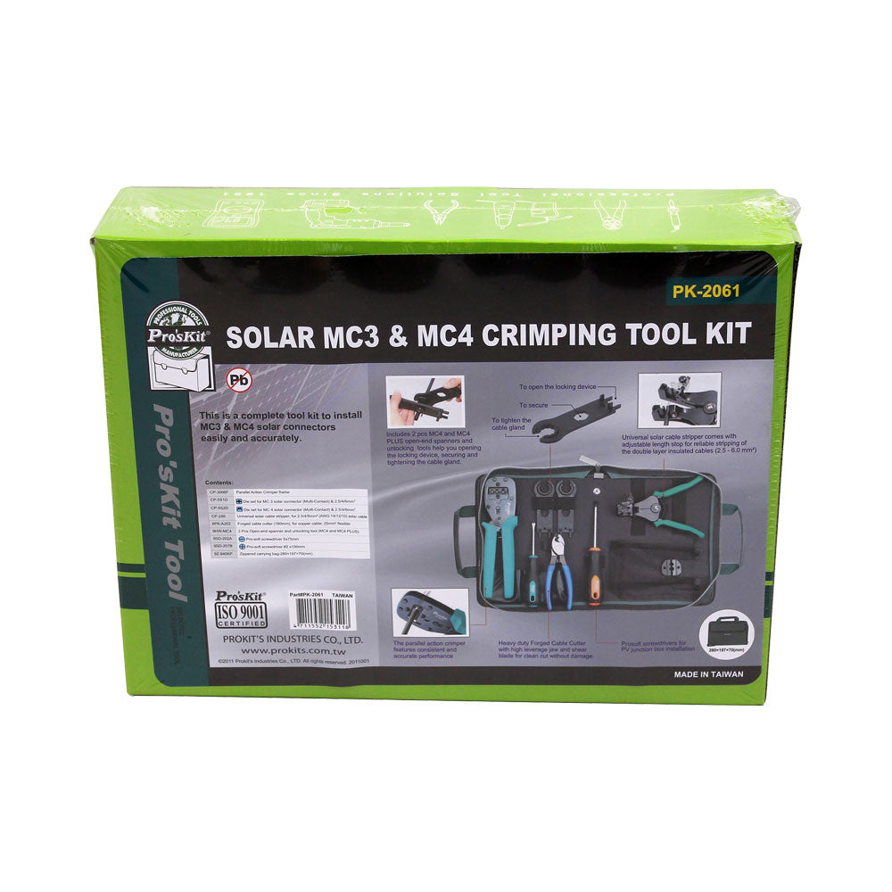 PROSKIT SOLAR MC3 & MC4 CRIMPING TOOL KIT - image 2