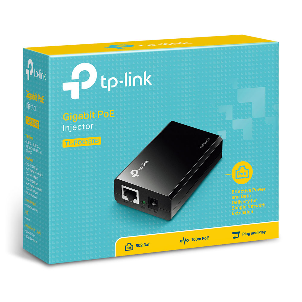 TP-LINK OMADA POE150S 15.4W GIGABIT POE INJECTOR - image 2