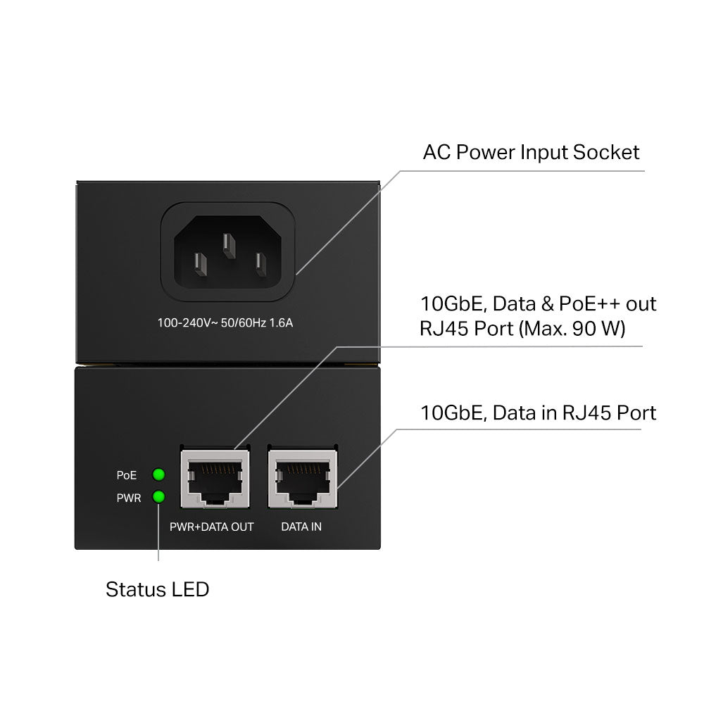 TP-LINK OMADA POE++ 90W INJECTOR - image 3