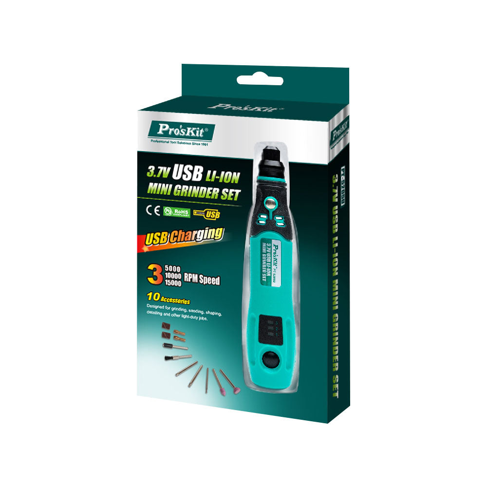 PROSKIT PT-5205U 3.7V USB LI-ION MINI GRINDER SET - image 2