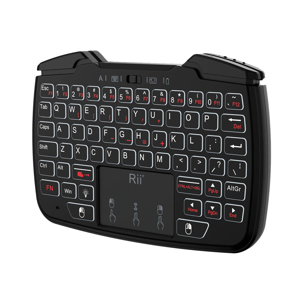 ZOWEETEK RII 2IN1 WIRELESS GAMEPAD & KEYBOARD  BLK - image 2