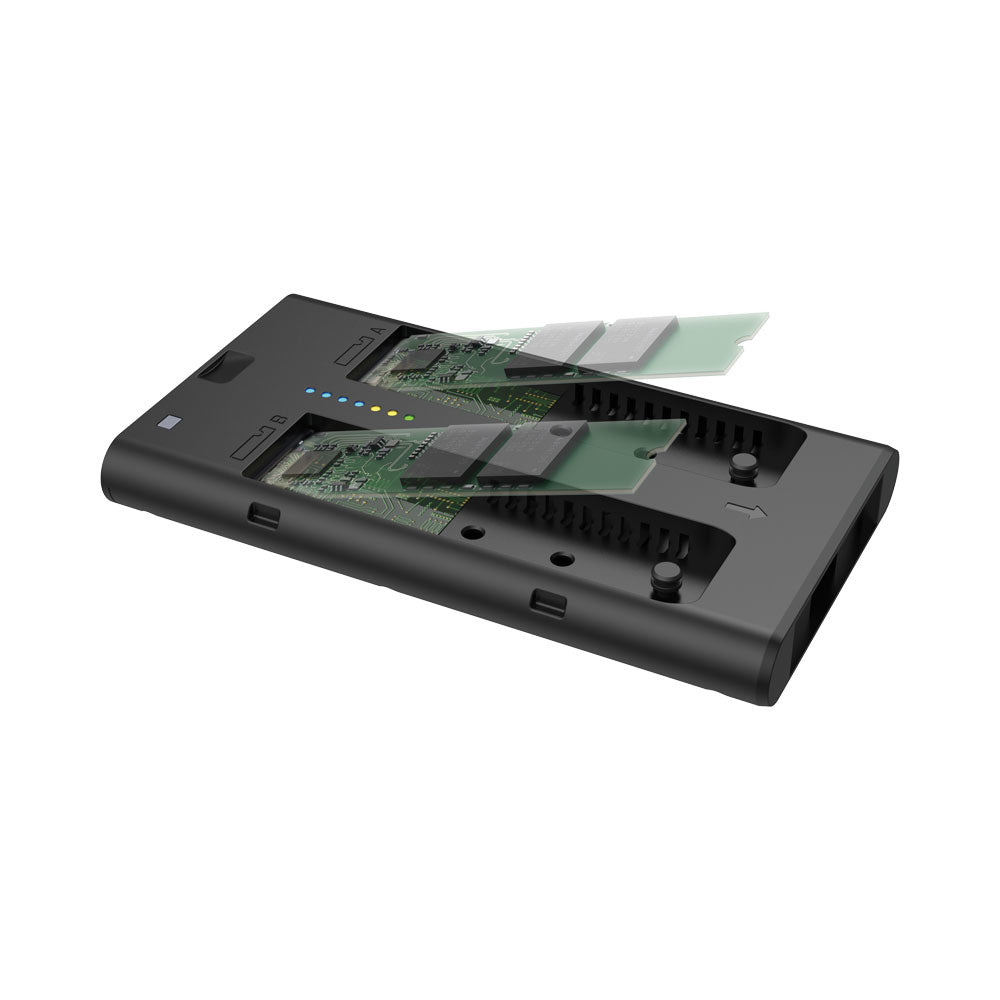 UNITEK S1206A SOLIDFORCE TYPE-C TO PCIE/NVME M.2 SSD 20GBPS DUAL BAY ENCLOSURE WITH OFFLINE CLONE - image 4