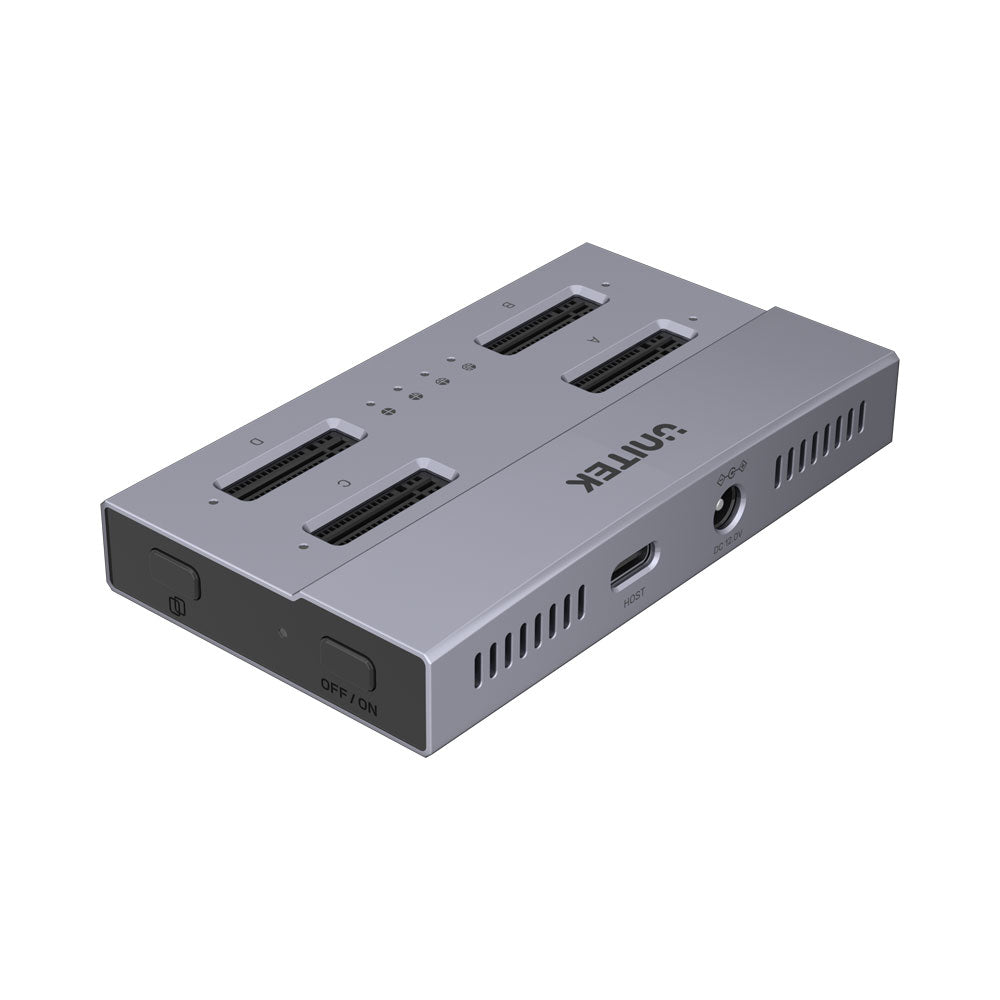 UNITEK USB4 TO M.2 4 BAY SSD DS GRY(S1243BGY01-EU) - image 5