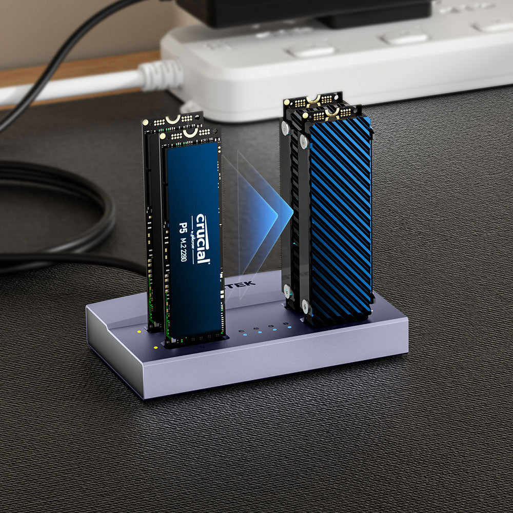 UNITEK USB4 TO M.2 4 BAY SSD DS GRY(S1243BGY01-EU) - image 3