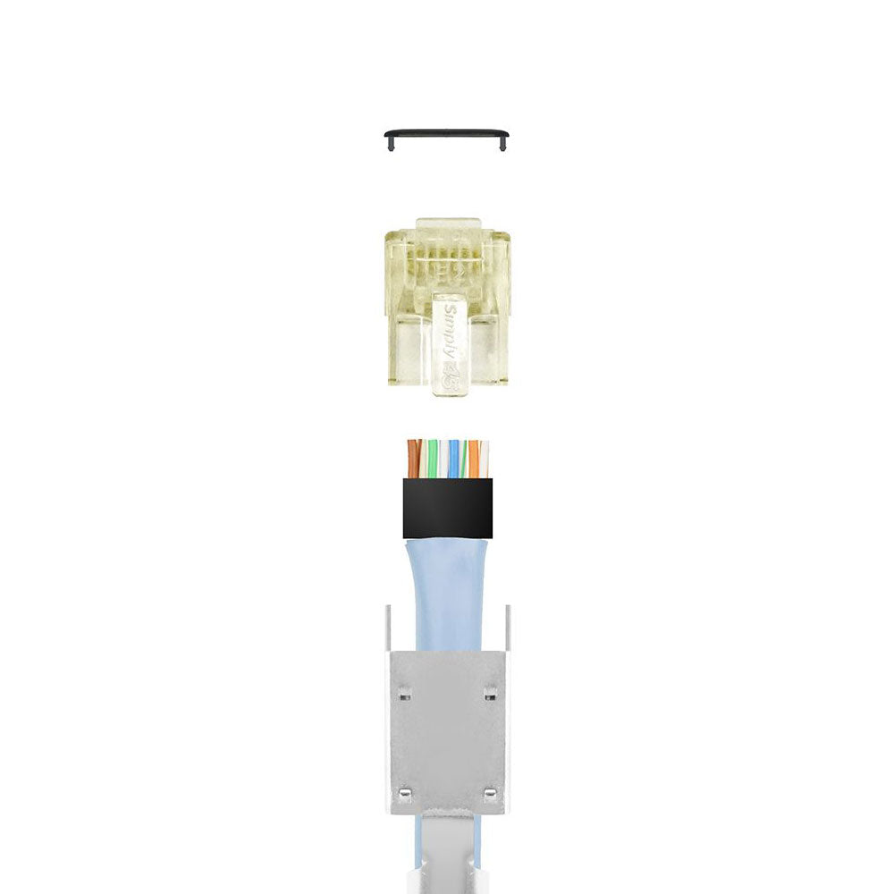 RJ45 SHIELDED PASS THROUGH CONNECTOR CAT6/6A-50* - image 2