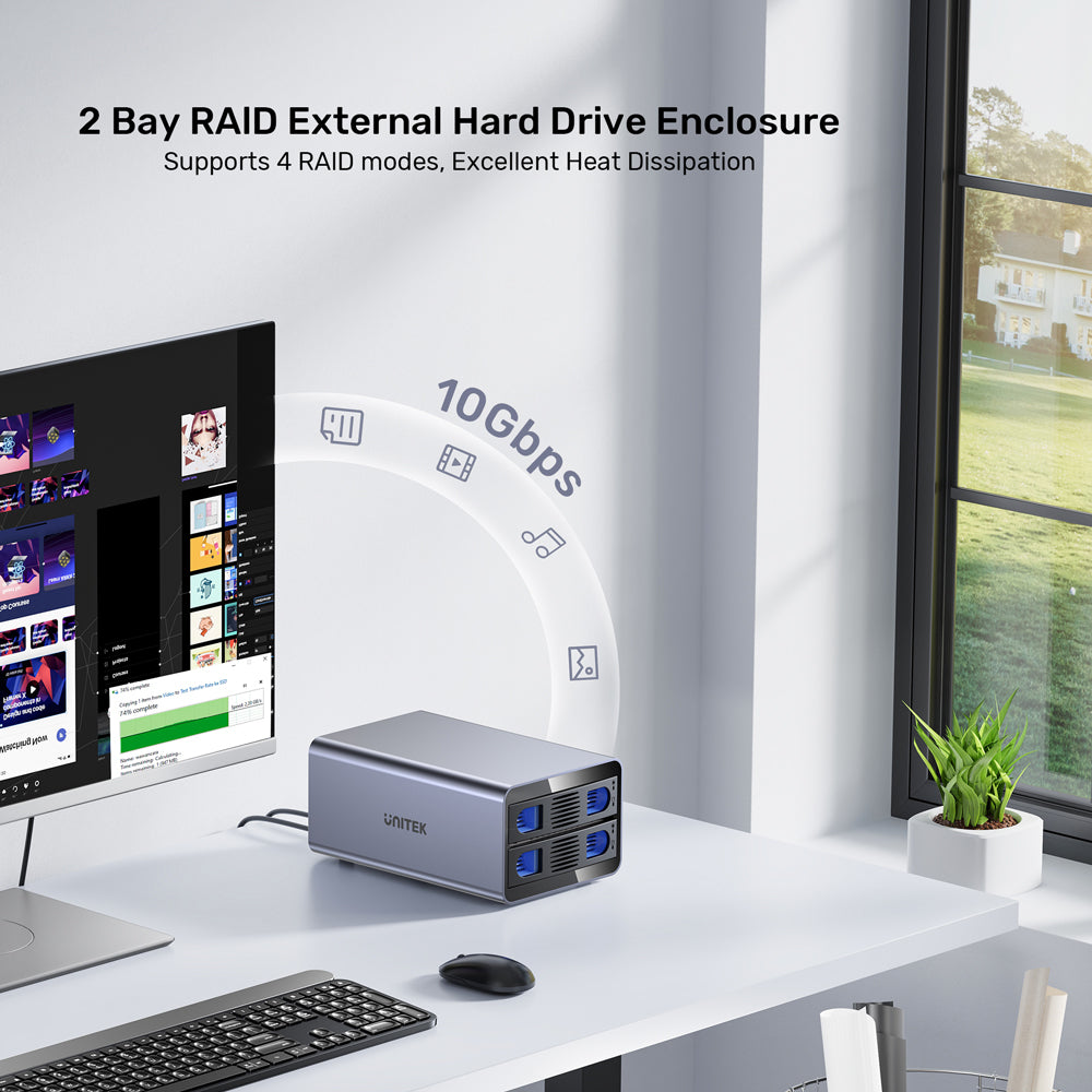 UNITEK 10GBPS USB-C SATA HDD RAID(S1308C) - image 10