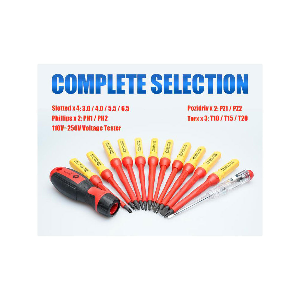 PROSKIT SD-V861 13-PIECE VDE SCREWDRIVER KIT - image 2