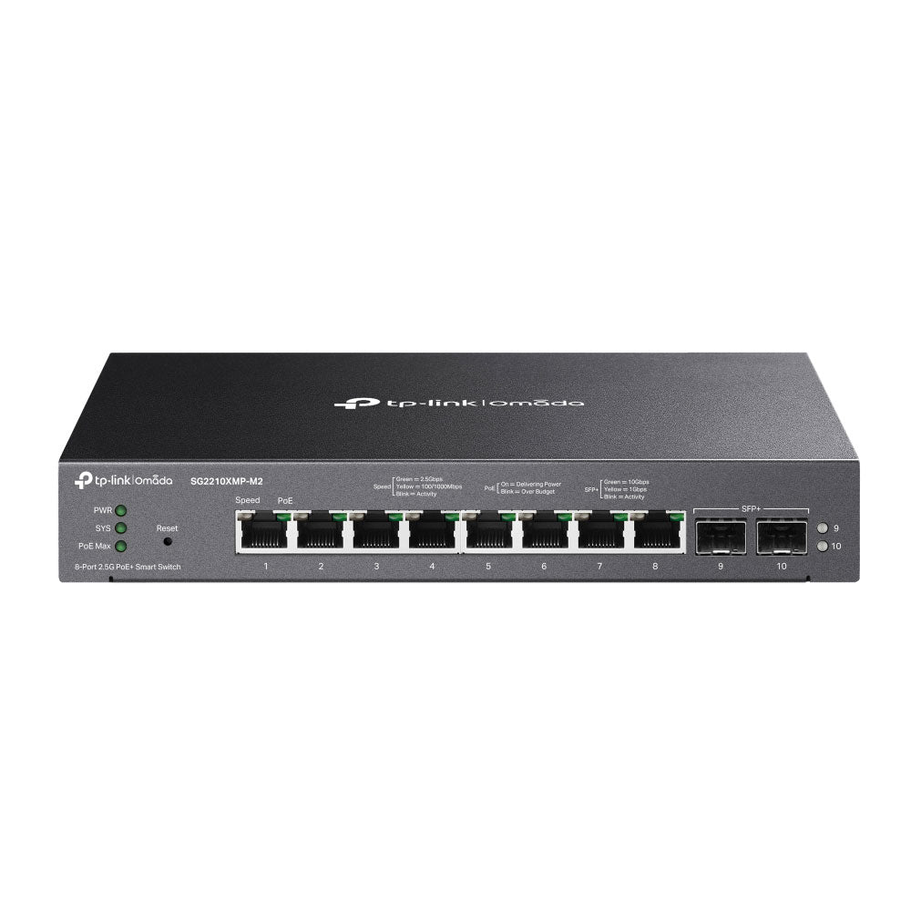 TP-LINK OMADA 8-PORT 2.5GBASE-T & 2-PORT 10GE SFP+ - image 2