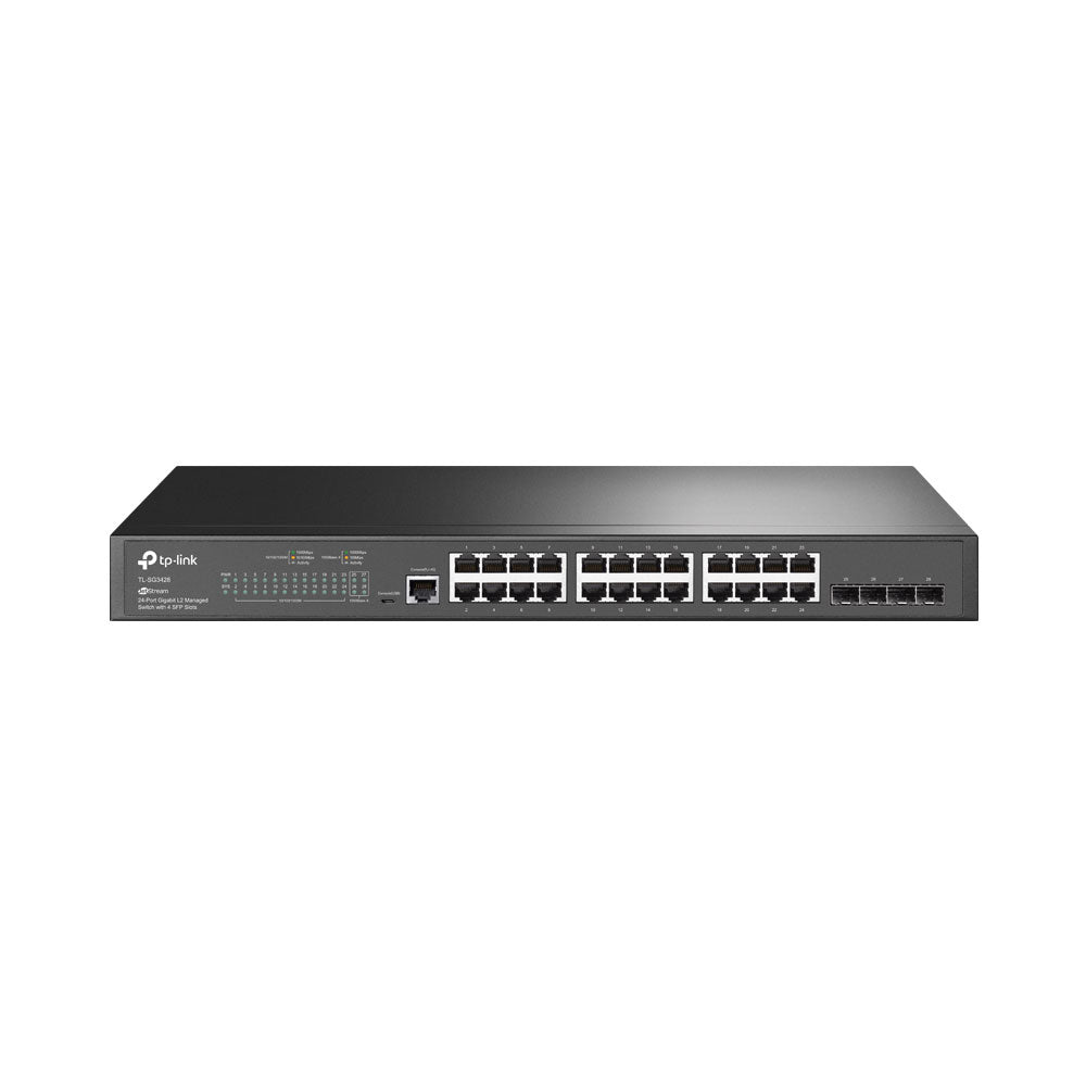 TP-LINK 24-PORT GBE, 4SFP OMADA CLOUD SWITCH - image 2