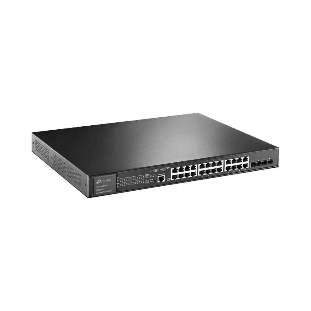 TP-LINK GBE OMADA CLOUD SW 24GBE POE+ X4 10GB SFP+ - image 2