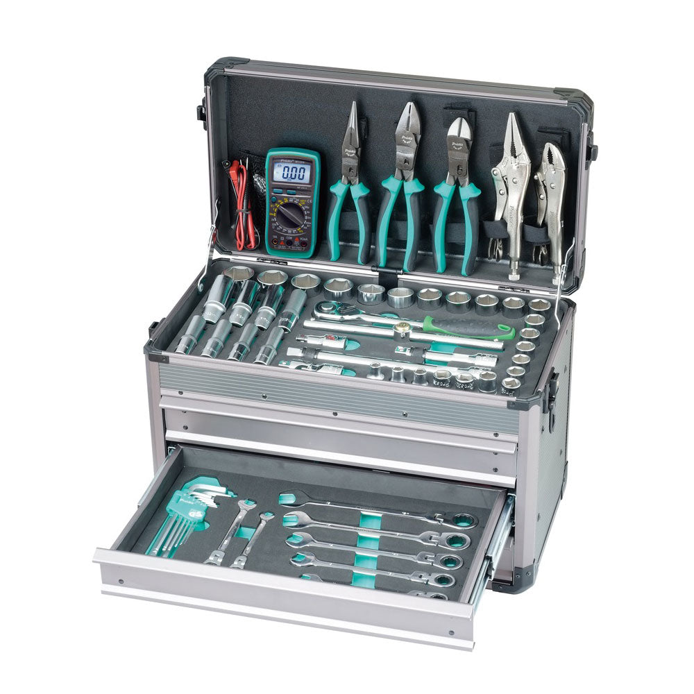 PROSKIT 124-PIECE DRIVER SOCKET TOOL KIT - image 3