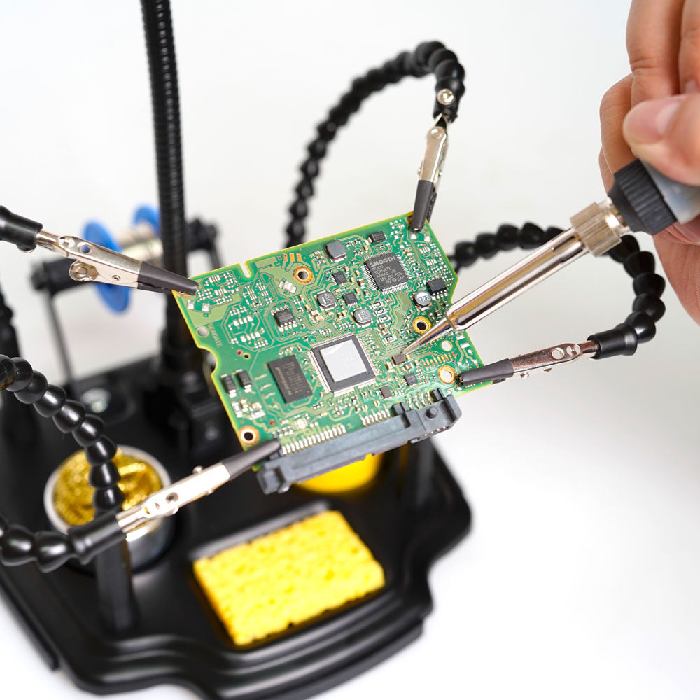 PROSKIT SN-396N SOLDERING HELPING HAND WITH LED MAGNIFIER - image 3